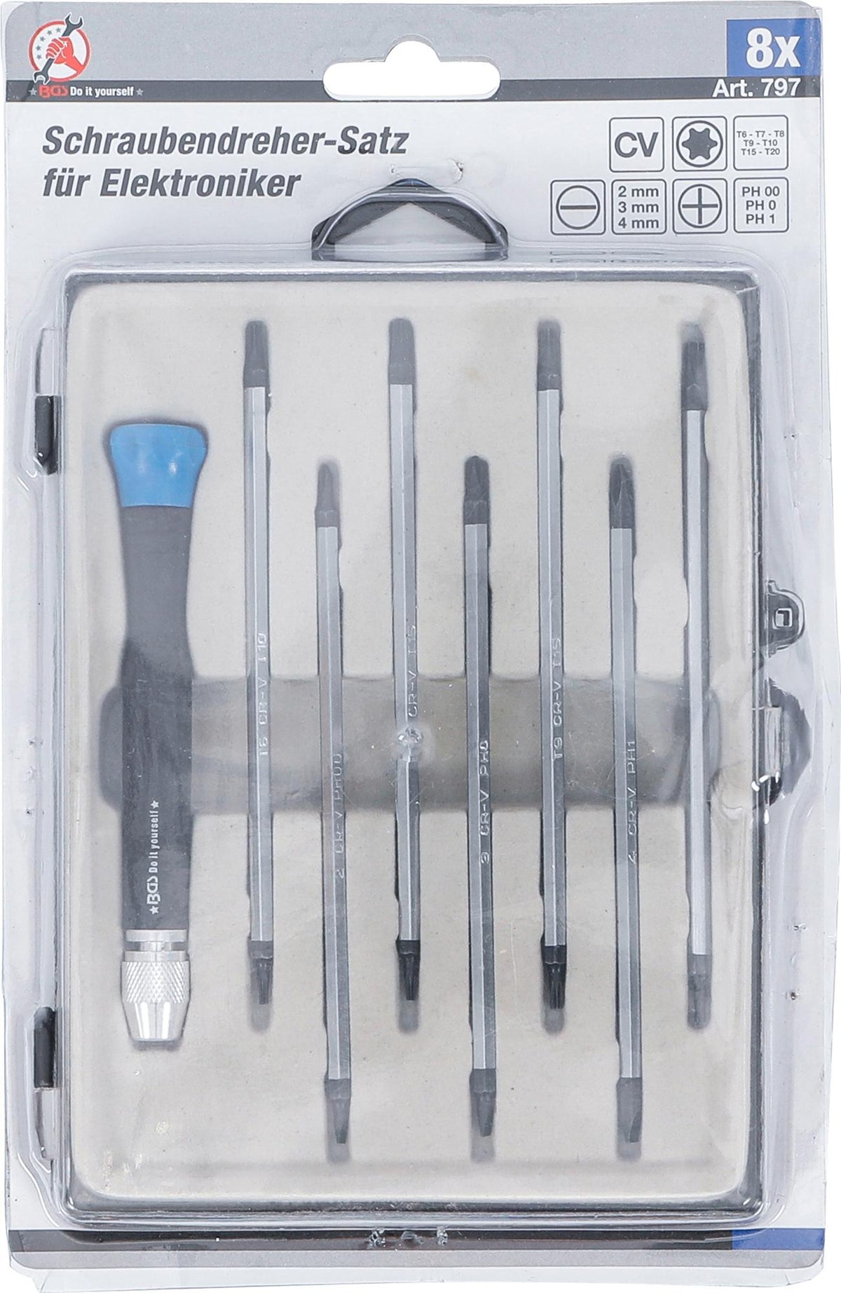 ELECTRICIANS SCREWDRIVER SET | 8 PCS. (797)