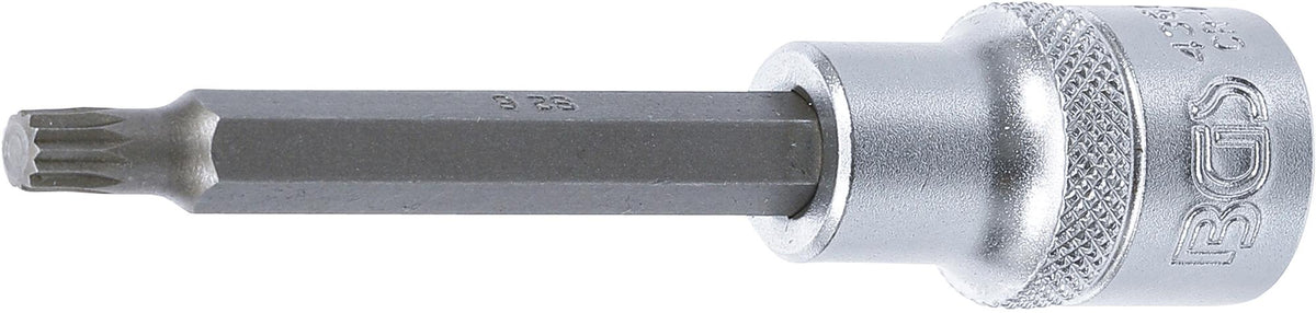 Бита в головке | длина 100 mm | 12,5 mm (1/2") | Spline (XZN) | M6