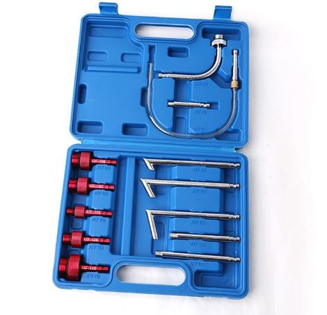 PNEUMATIC OIL FILLING AND EXTRACTION DEVICE WITH ATF ADAPTERS | 8 L | 15 PCS. (FD8L)