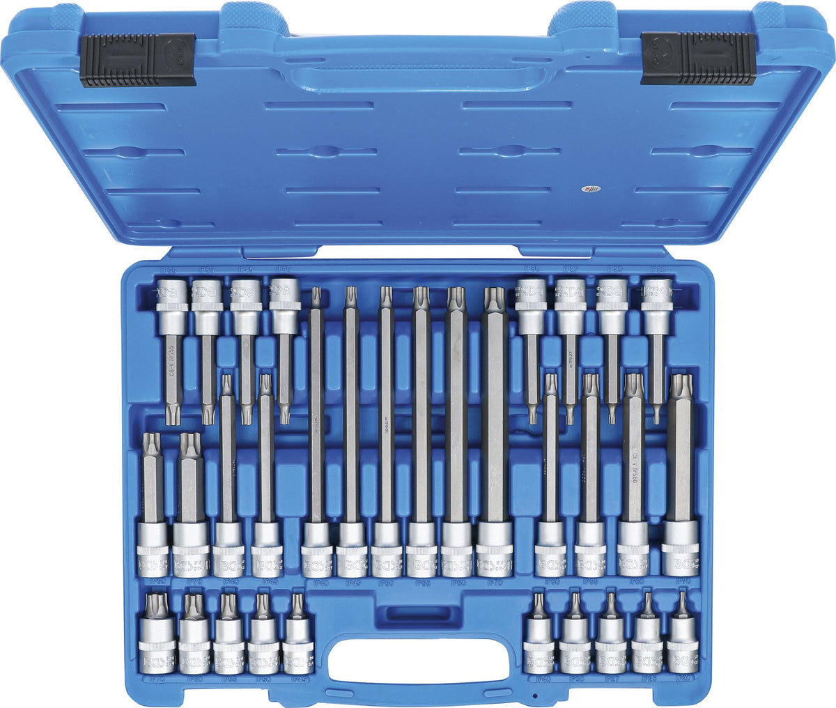 Набор бит | 12,5 mm (1/2") | TP-Star с отверстием (Torx Plus) TP20 - TP70 | 32 шт.