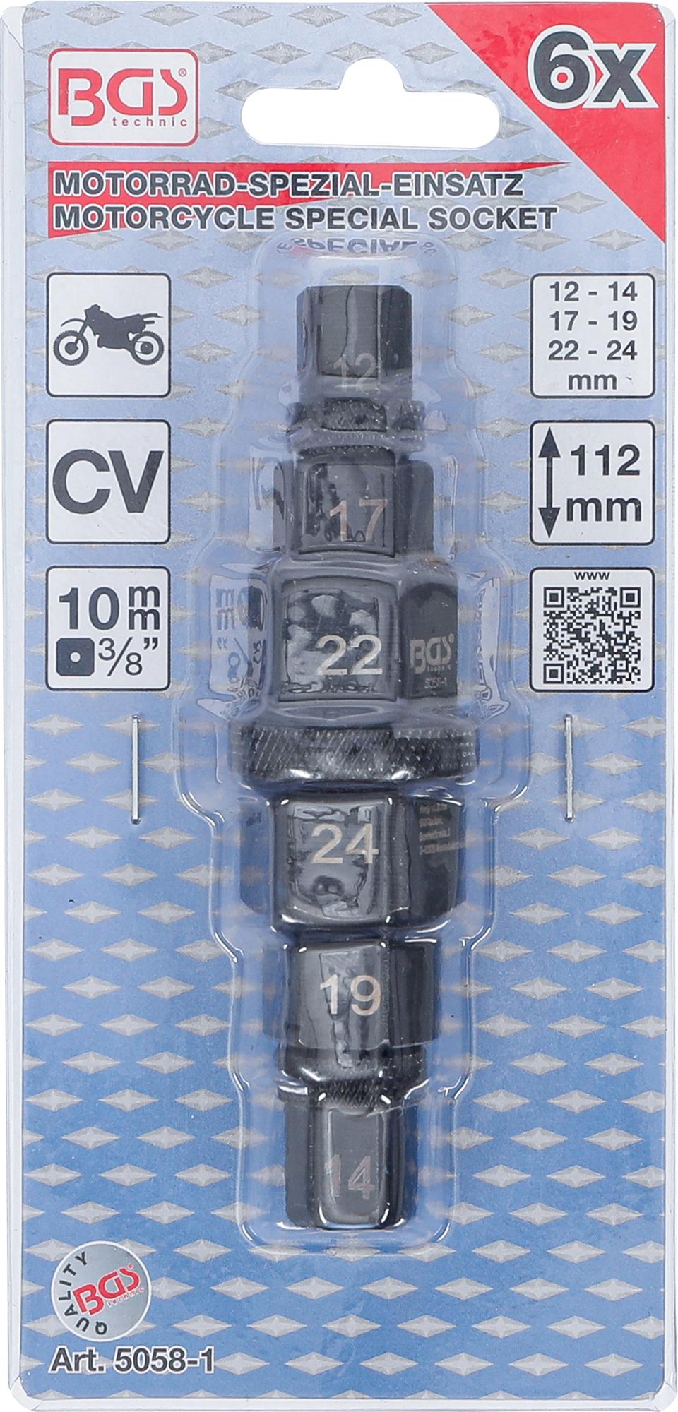 Specialus adapteris | 10 mm (3/8") | 12 - 24 mm (5058-1)
