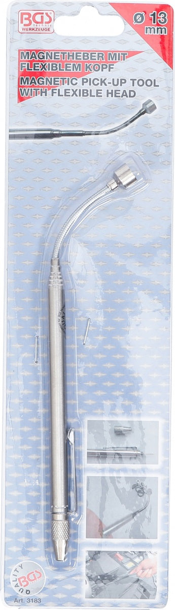 Magnetinis kėlimo įrankis su lanksčiu galu | 580 mm | trauka 1,6 kg (3183)