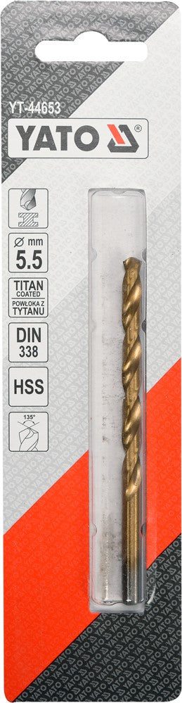 Сверло по металлу HSS-TIN 5.5 mm