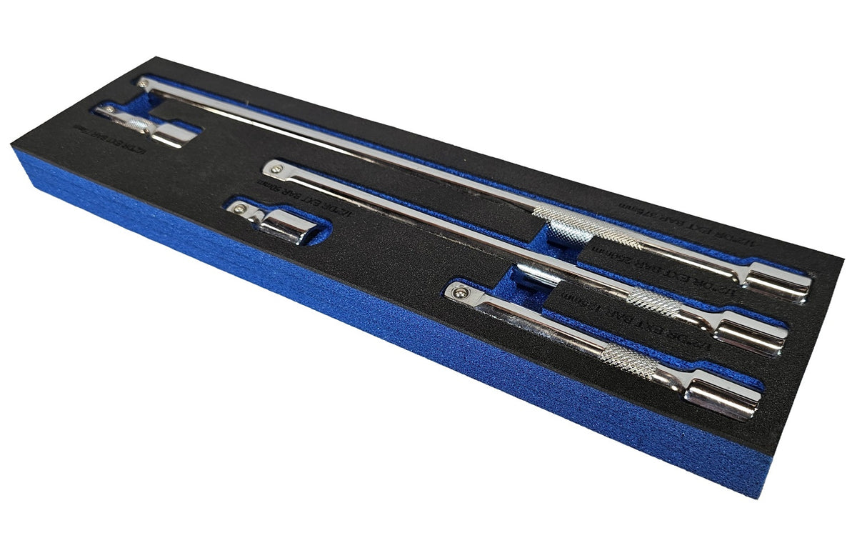 EXTENSION BAR SET FOR SOCKETS | CR-V 50BV30 | 12.5 MM (1/2") | 5 PCS. (SK1236)