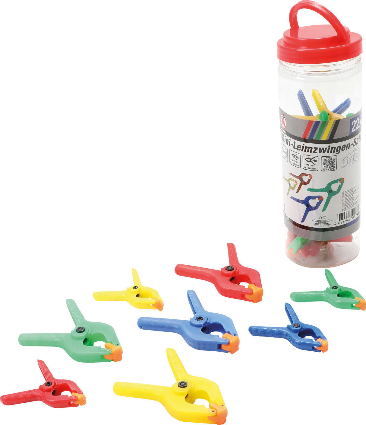 Mini spaustukų rinkinys | ABS | 22 vnt. (9789)