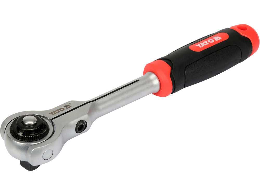 Terkšlinis raktas šarnyrinis 180° | smulkūs dantukai | 12.5 mm (1/2") (YT-07202)