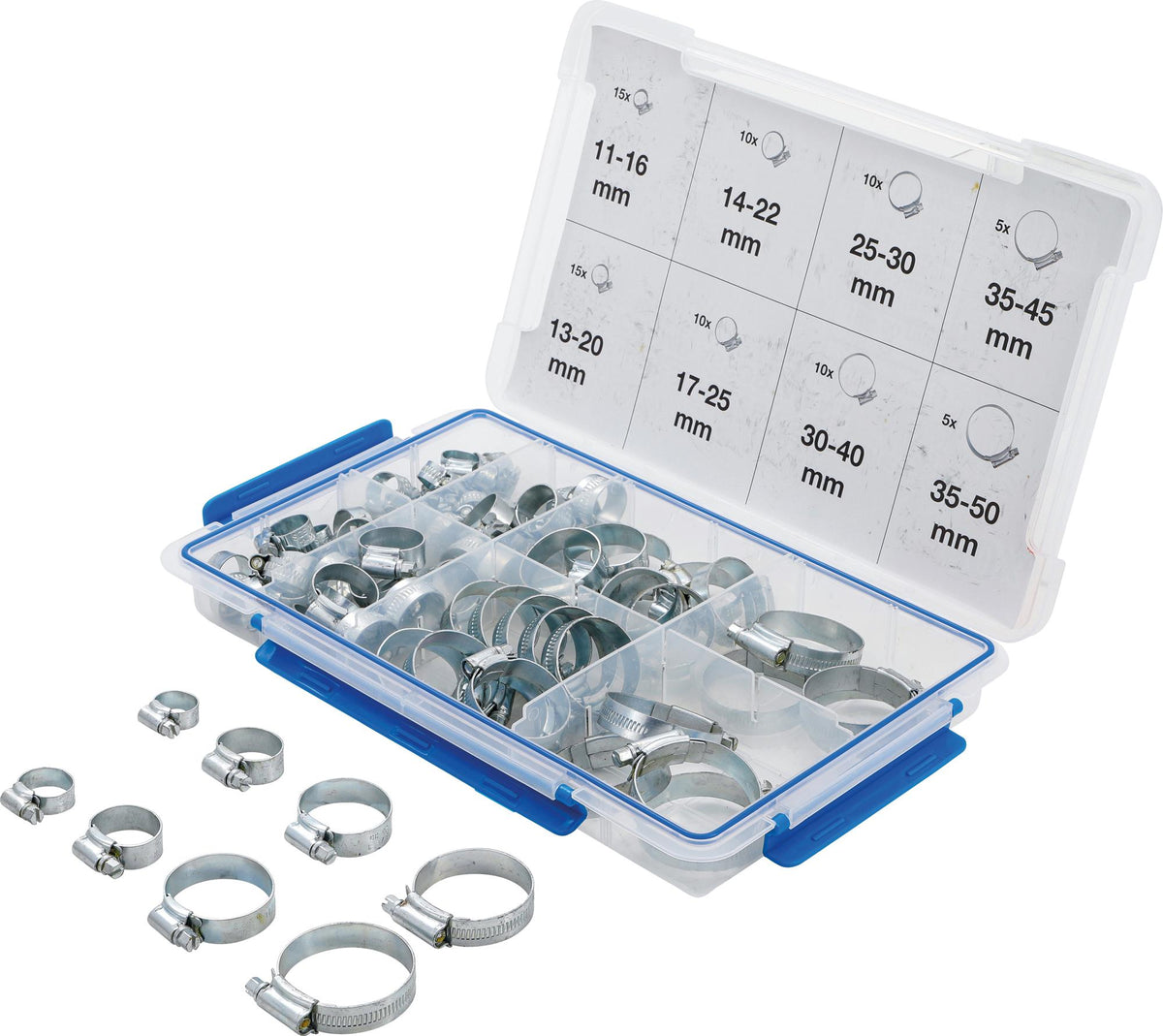 HOSE CLAMP ASSORTMENT | 80 PCS. (9547)