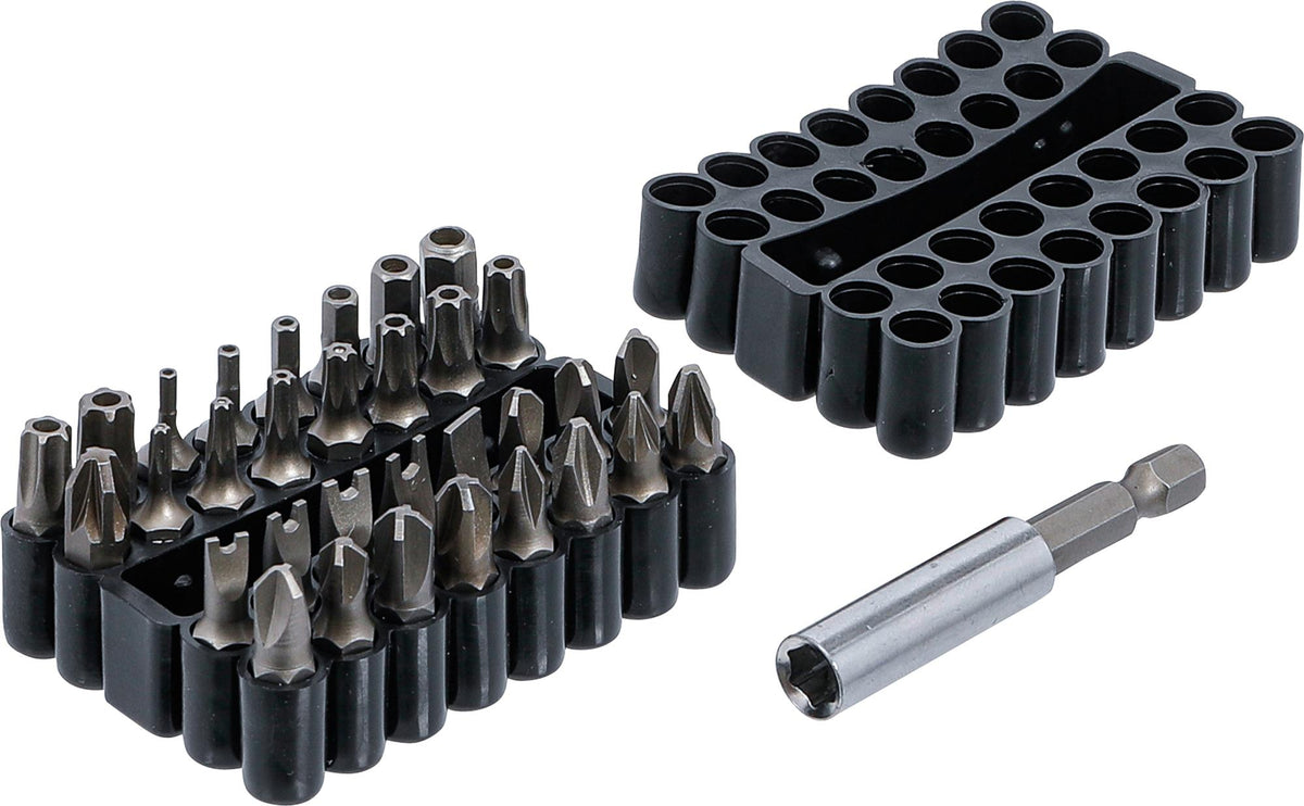 BIT SET | SHORT | 6.3 MM (1/4") DRIVE | VARIOUS TYPES | 33 PCS. (763)