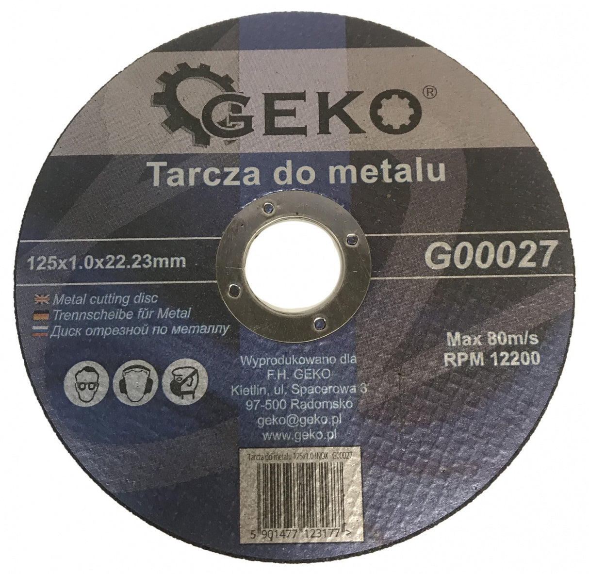 Pjovimo diskas metalui | 125x1.0x22,23 (SK00027)