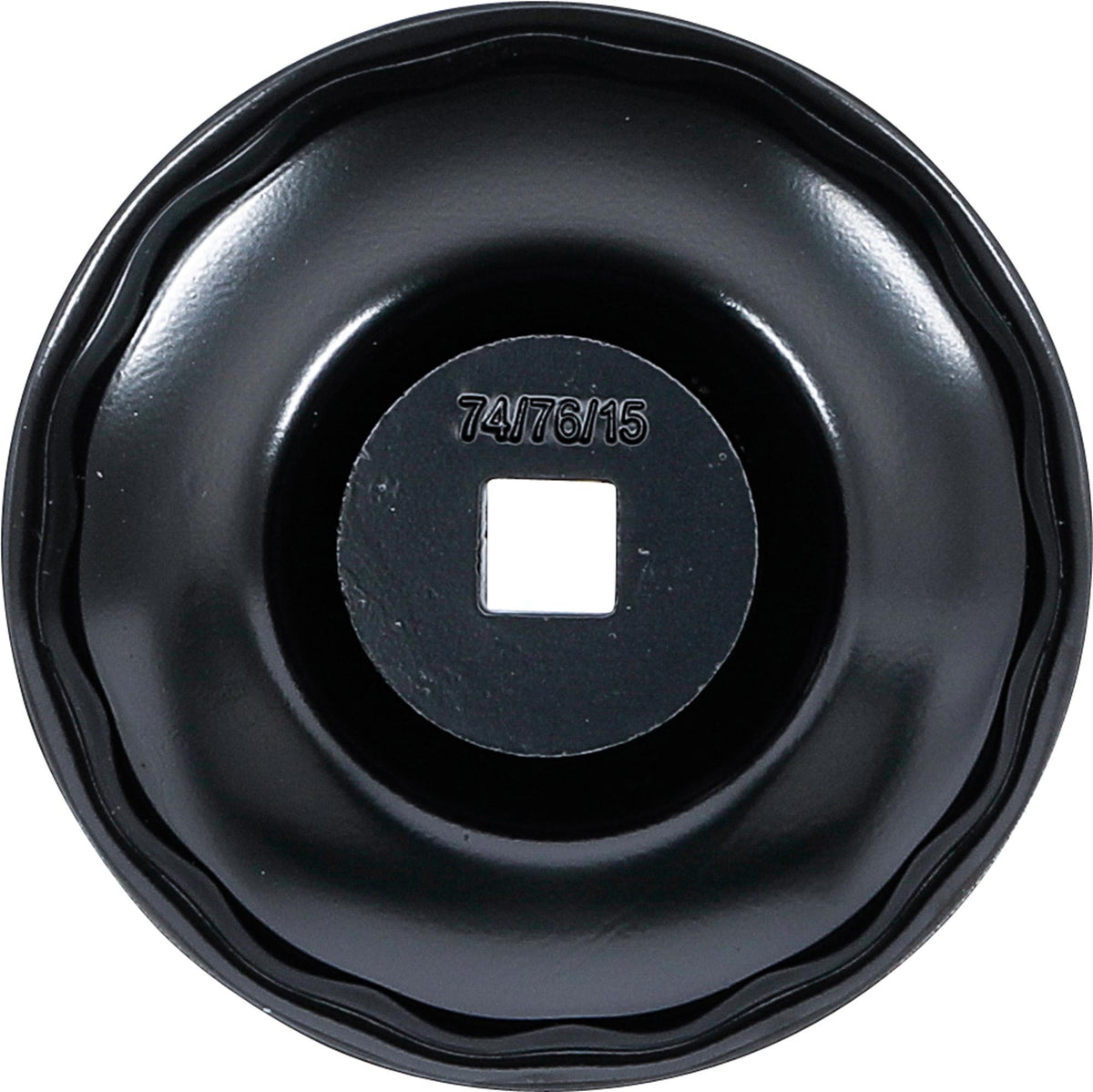 Tepalo filtro raktas | 15-kampų | Ø 74 - 76 mm | Audi, Ford, Mercedes-Benz, Opel, VW (1039-74-76)
