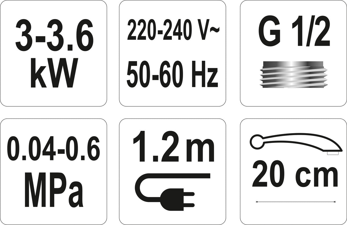 WATER HEATER KITCHEN TAP STROKKUR-1 (75930)