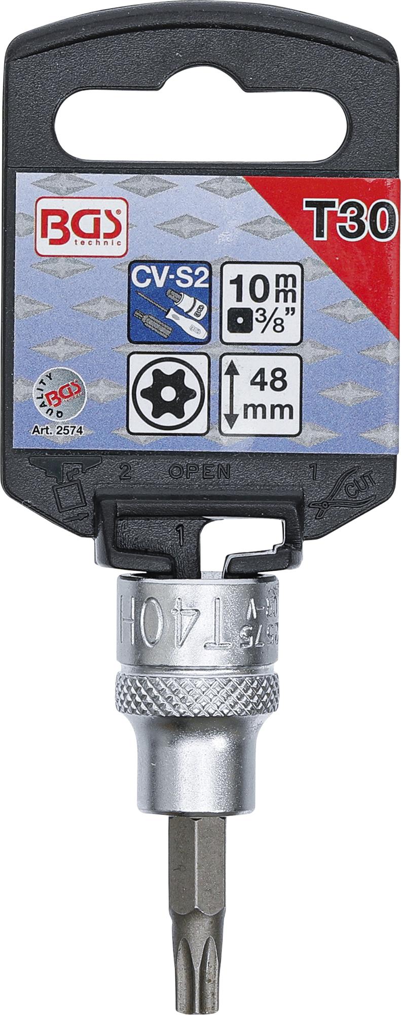 BIT SOCKET | 10 MM (3/8") DRIVE | T-STAR TAMPERPROOF (FOR TORX) T27 (2573)