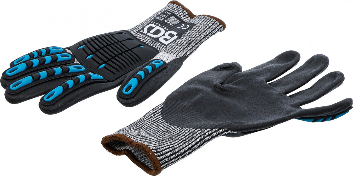 Mechaniko apsauginės pirštinės | atsparios įpjovimams | 10 dydis (XL) (4542)