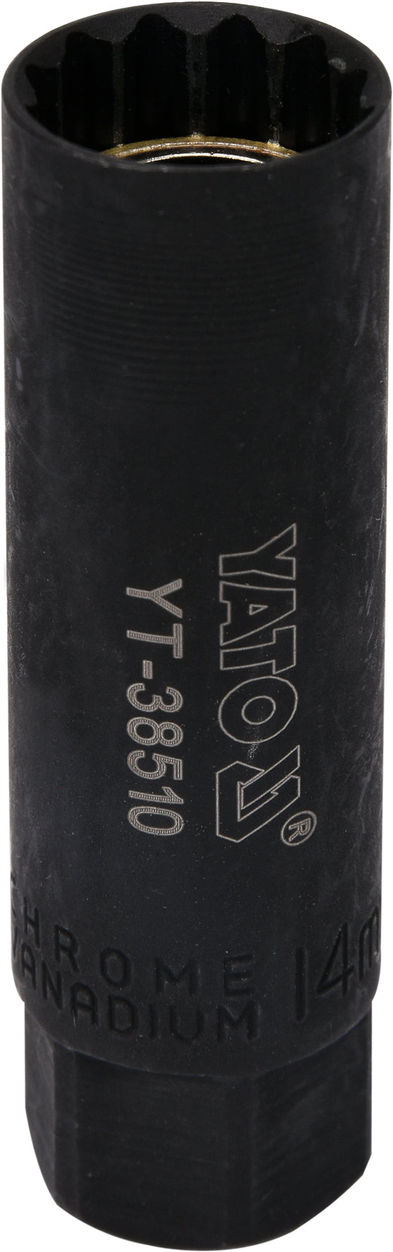 SPARK PLUG SOCKET 3/8" 14MM 12PT (YT-38510)