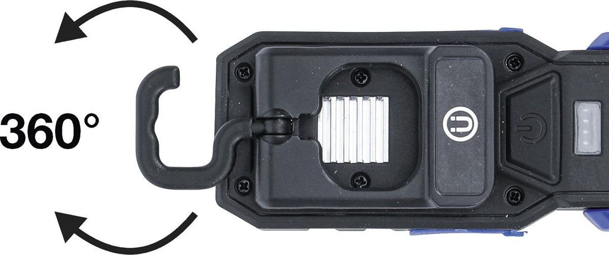 COB LED WORKSHOP LAMP WITH MAGNET AND HOOK | FOLDABLE (70051)