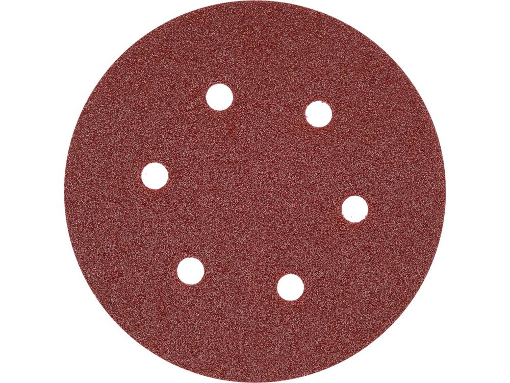 Шлифовальная бумага (velcro) | 6 отверстий | 150 mm / P120 | 50 шт.