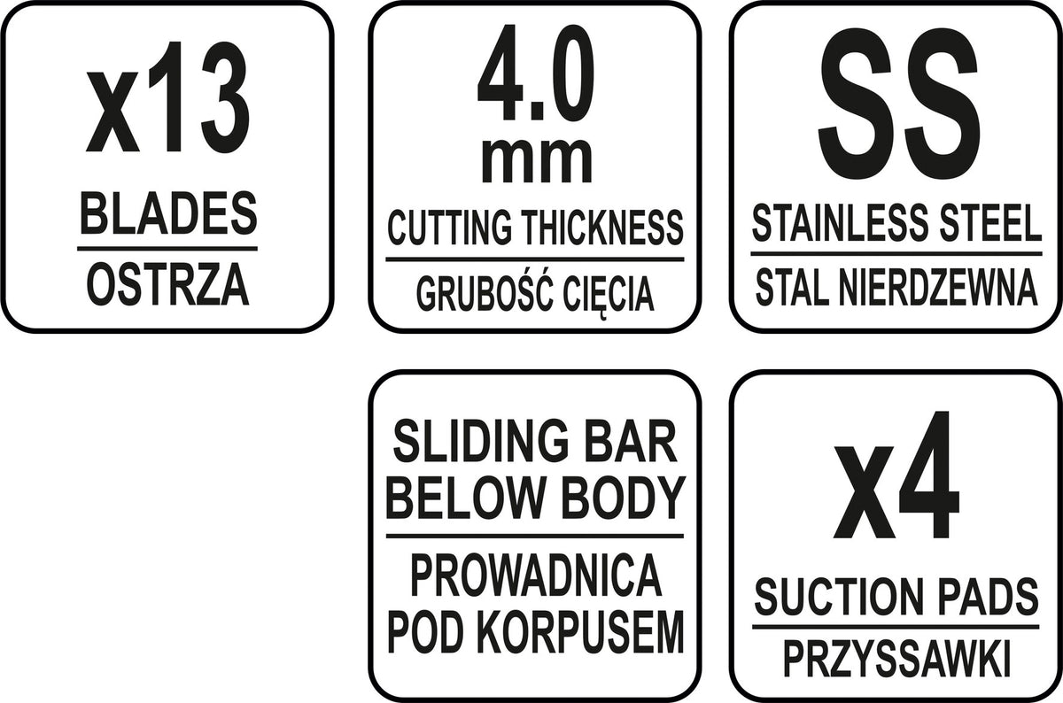 Pomidorų pjaustymo mašinėlė 4.0 mm (YG-03410)