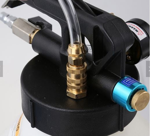 PNEUMATIC OIL FILLING AND EXTRACTION DEVICE WITH ATF ADAPTERS | 8 L | 15 PCS. (FD8L)