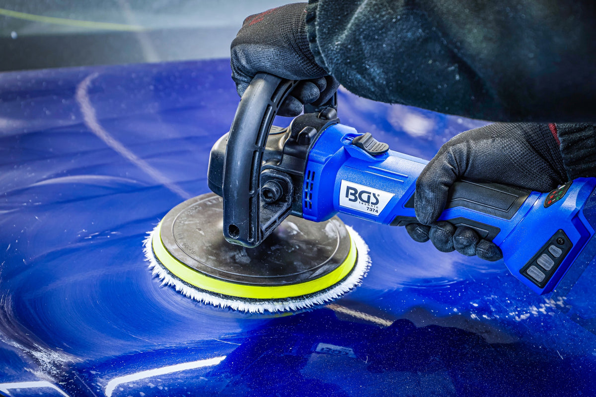 CORDLESS POLISHER AND GRINDER SET | BRUSHLESS | 18 V | WITH RECHARGEABLE BATTERY AND QUICK CHARGER (7395)
