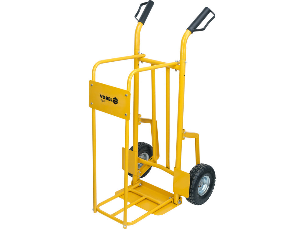 Malkų transportavimo vežimėlis | su pripučiamais ratais | 200 kg (78657)