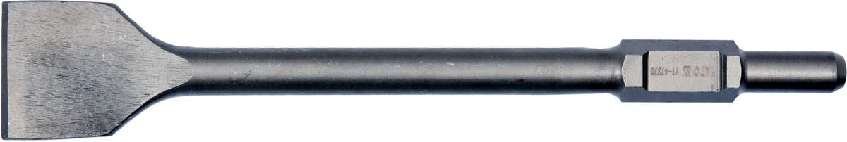 Kaltas plokščias | asfaltui ir betonui | 75 x 450 mm / HEX antgalis (YT-47370)