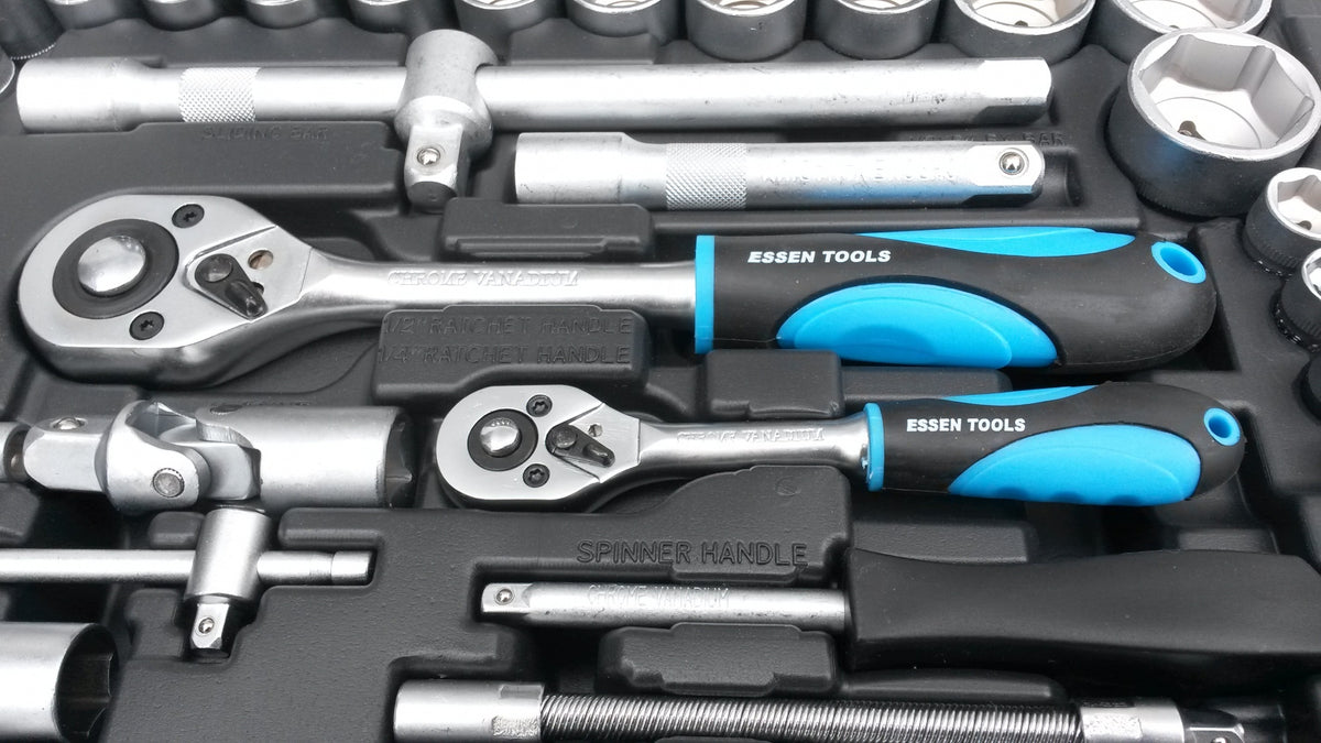 TOOL SET | 6.3 MM (1/4") + 12.5 MM (1/2") | 108 PCS. (ES80108)