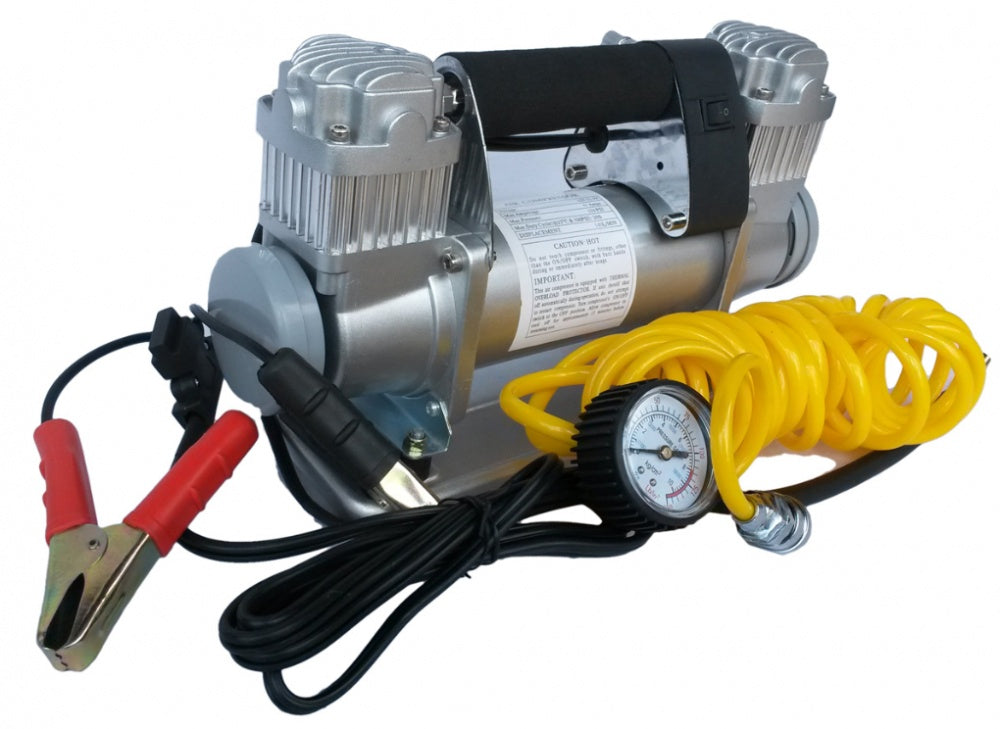 Воздушный компрессор | 2x40 mm цилиндра | DC12V | 150psi 150L/min
