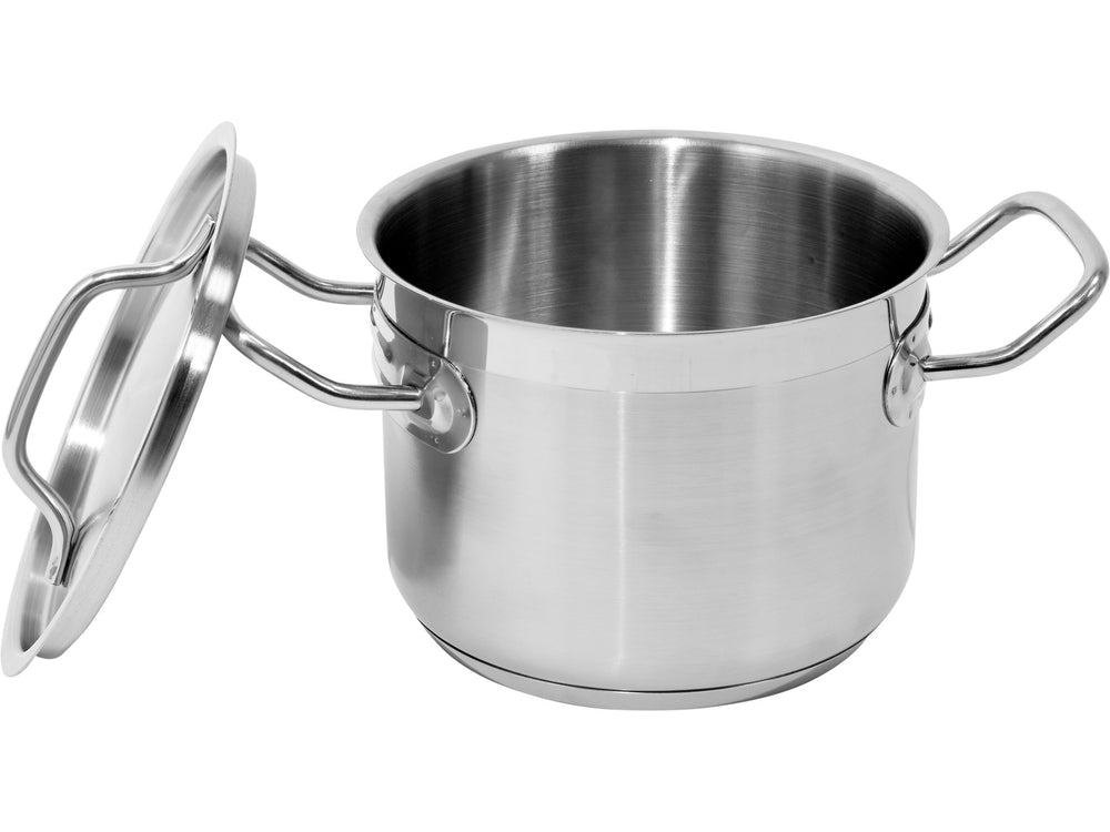 DEEP STOCKPOT W/LID SS 16X12CM 2,4L (YG-00001)