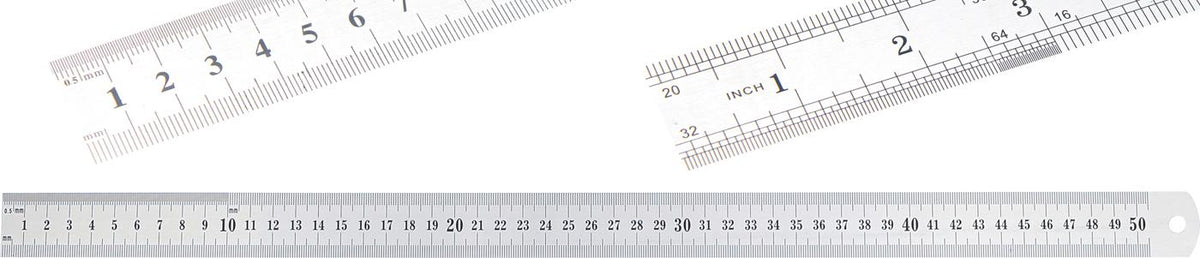 Liniuotė plieninė | lanksti | nerūdijantis plienas | 0,5 m (50889)