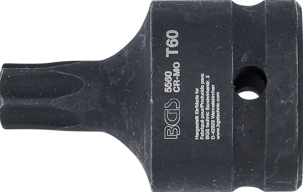Antgalis smūginis | 20 mm (3/4") T-Star (Torx) T60 (5560)