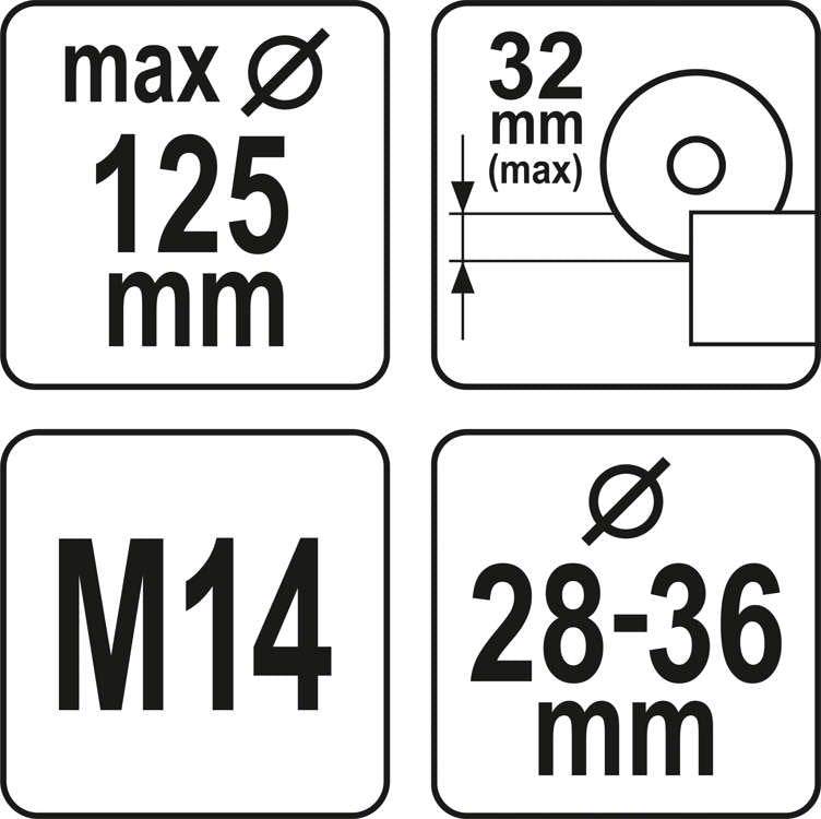 DUST GUARD FOR CUTTING 125MM (YT-82992)