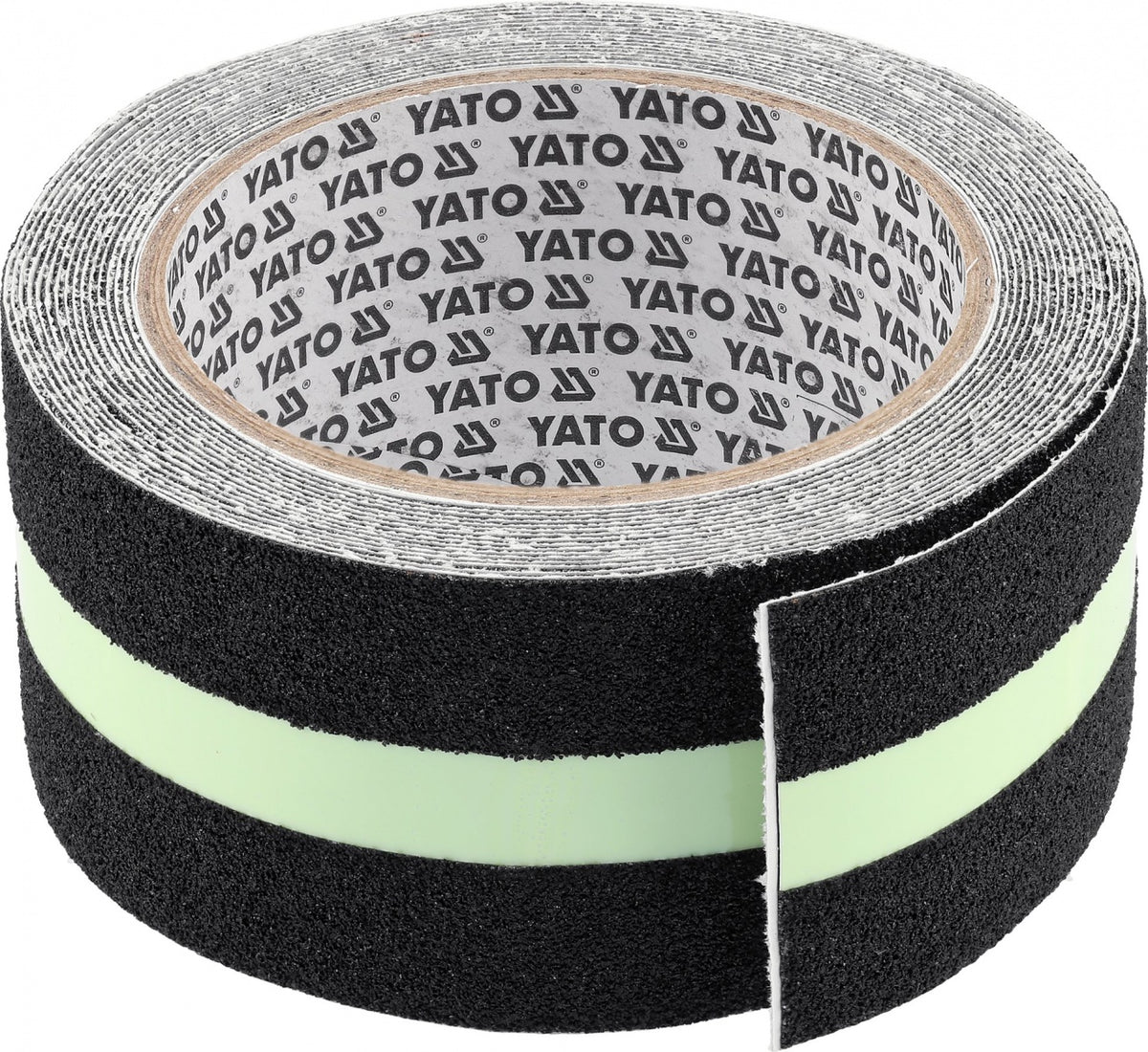 BLACK + REFLECTIVE ANTI-SLIP PVC TAPE FOR STAIRS AND PASSAGES | 50 MM X 5 M (YT-72507)
