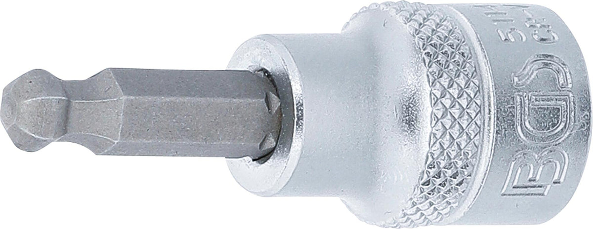 Antgalis įpresuotas į galvutę | 10 mm (3/8") | hex šešiakampis | su šarnyru 5.5 mm (5113)
