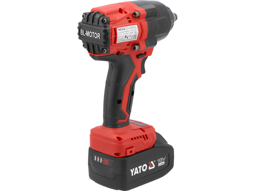 IMPACT WRENCH 18V 1/2'' 800NM - 2X 4AH (YT-8277935)
