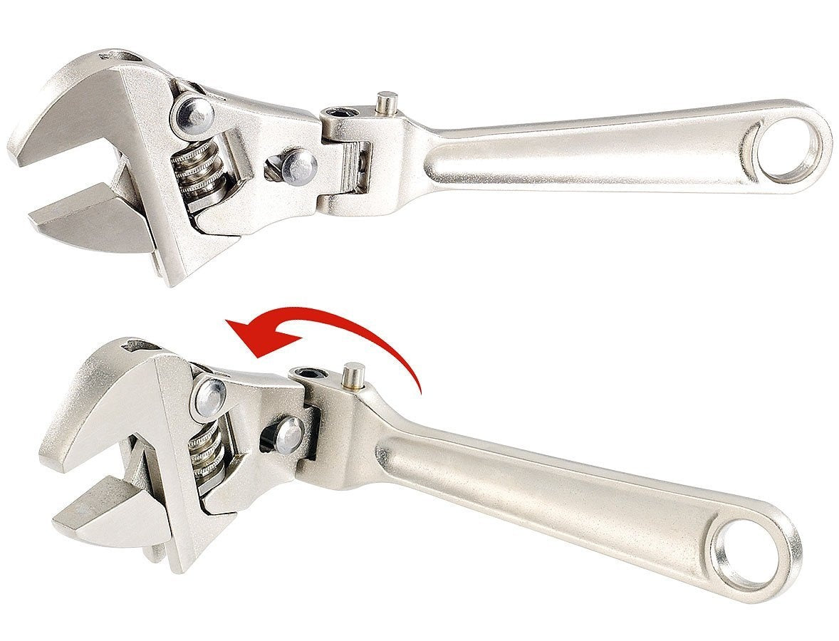 FLEX ADJUSTABLE WRENCH | WITH RATCHET | 200 MM (RW1202-8)