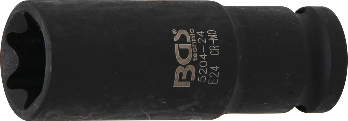 Galvutė smūginė E-Tipas, ilga | 12,5 mm (1/2") | E24 (5204-24)