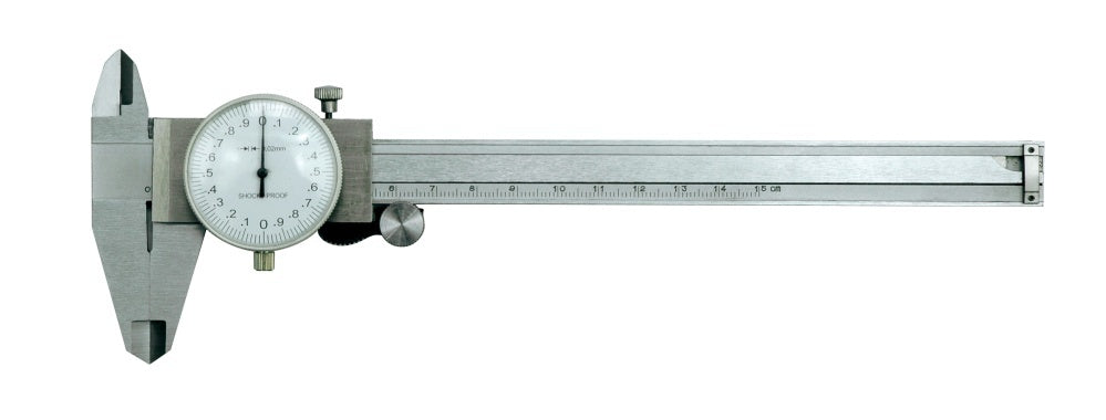 Slankmatis laikrodinis 150 mm /0,02 mm (15220)