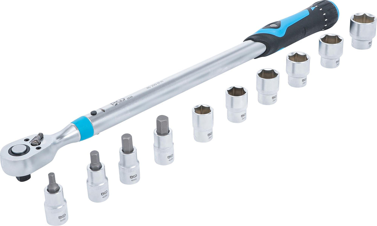 TORQUE WRENCH SET | 12.5 MM (1/2") | 40 - 200 NM | 11 PCS. (2865)
