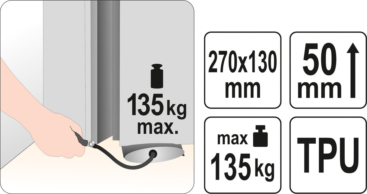 Pripučiama montavimo pagalvė | 270 x 130 mm (YT-67383)