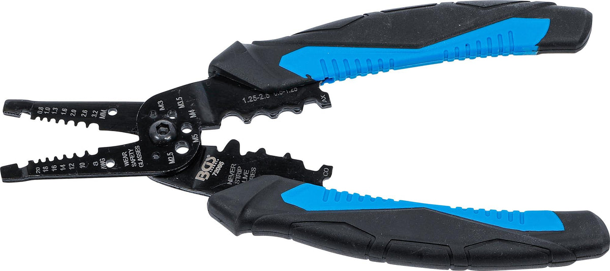 Laidų valymo ir presavimo replės | 210 mm (72095)