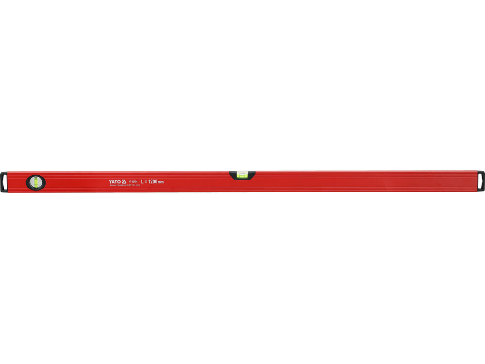 Gulsčiukas aliuminis | BOX level | 1200 mm | su rankenėlėmis (YT-30104)