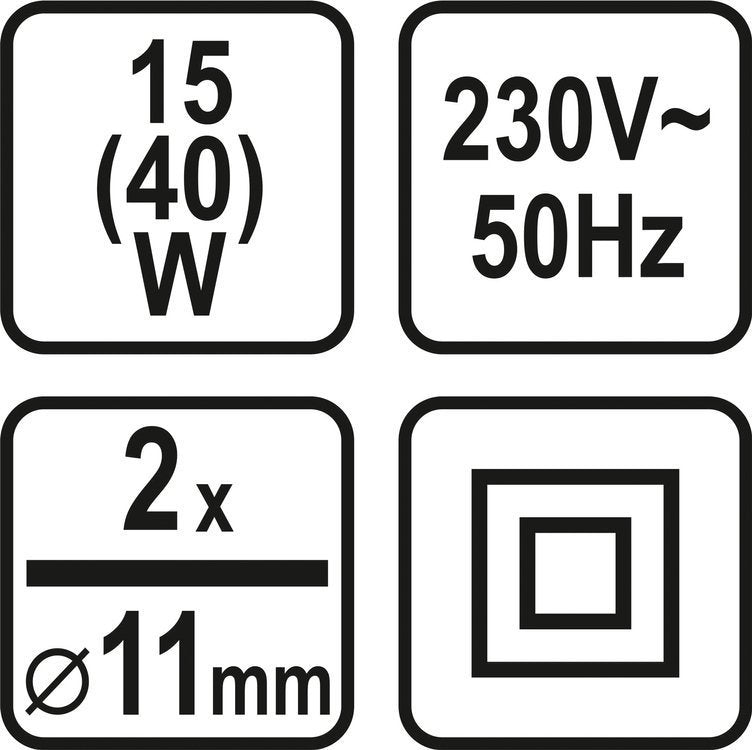 Karštų klijų pistoletas | 11 mm / 40W (73056)