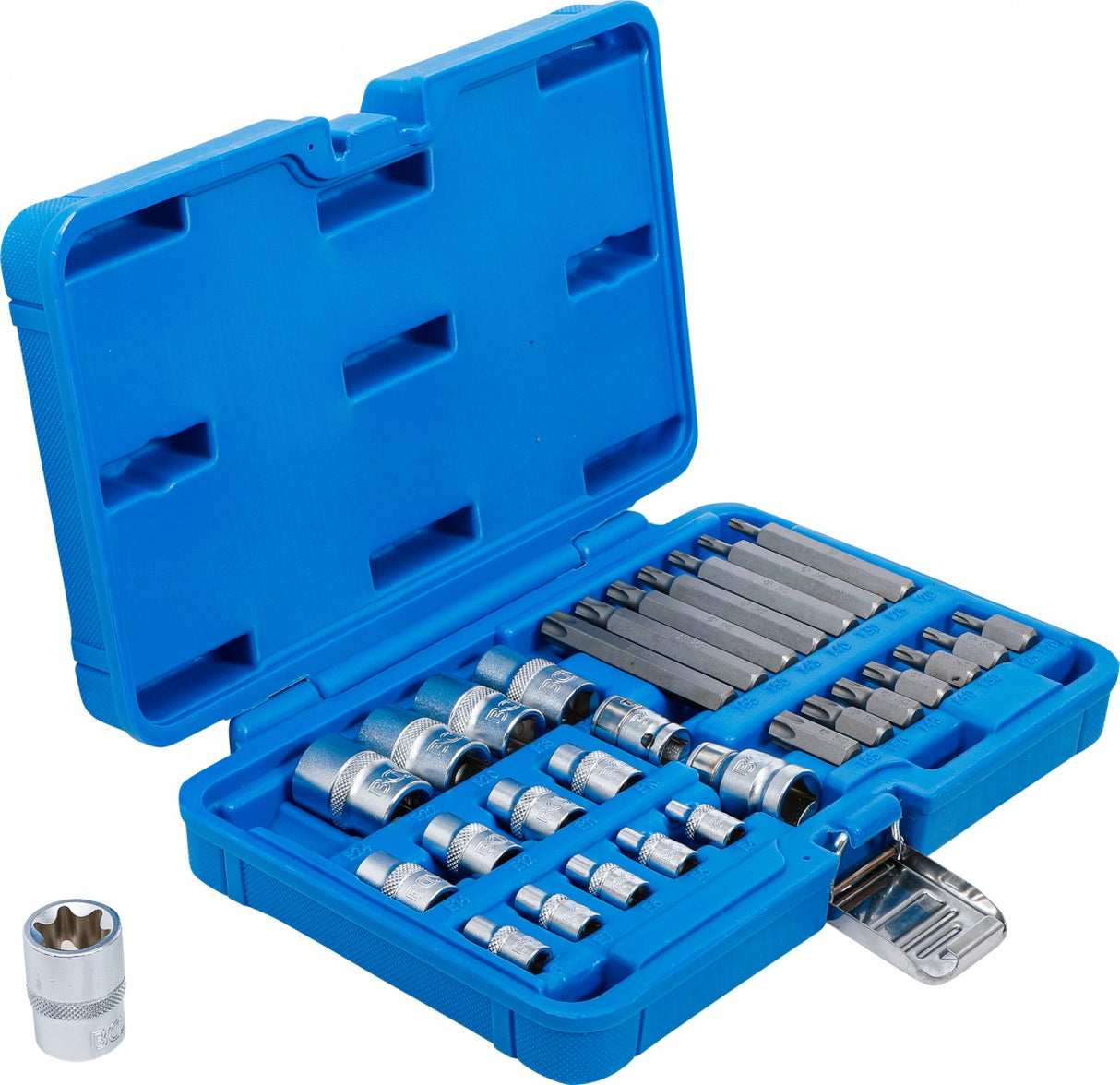 Antgalių ir galvučių rinkinys | E-Type / T-Star (Torx) | 30 vnt. (5025)