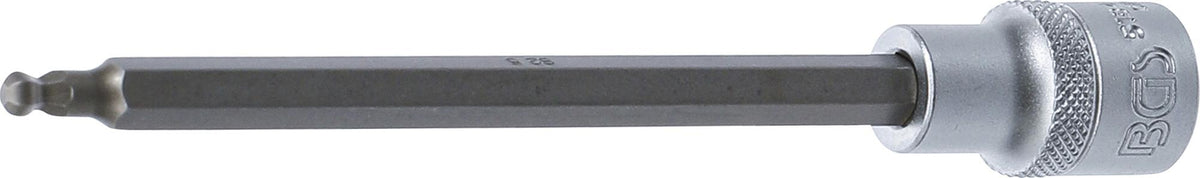 BIT SOCKET | LENGTH 160 MM | 12.5 MM (1/2") DRIVE | INTERNAL HEXAGON WITH BALL HEAD 5 MM (5184-HB5)