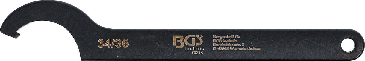 Veržliaraktis užmetamas | kablys | 34 - 36 mm (73213)