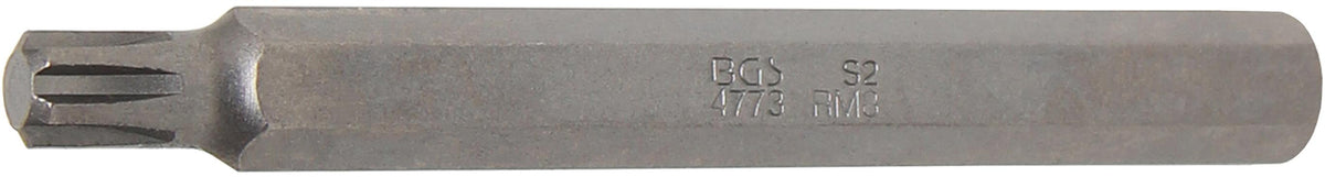 Бита | длина 100 mm | 10 mm (3/8") | Spline (RIBE) M8