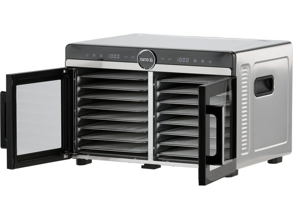 Maisto: grybų / uogų / vaisių ir pan. džiovyklė | 16 padėklų | 1400W (YG-16000)