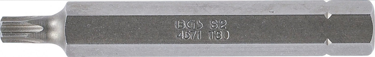 Antgalis | ilgis 75 mm | 10 mm (3/8") storis | T-Star (Torx) T30 (4571)
