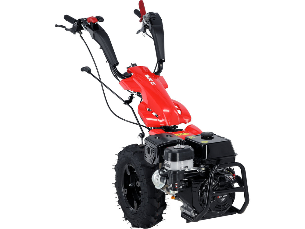 Sodo traktorius benzininis | motoblokas | 420 CM3 (YT-85851)