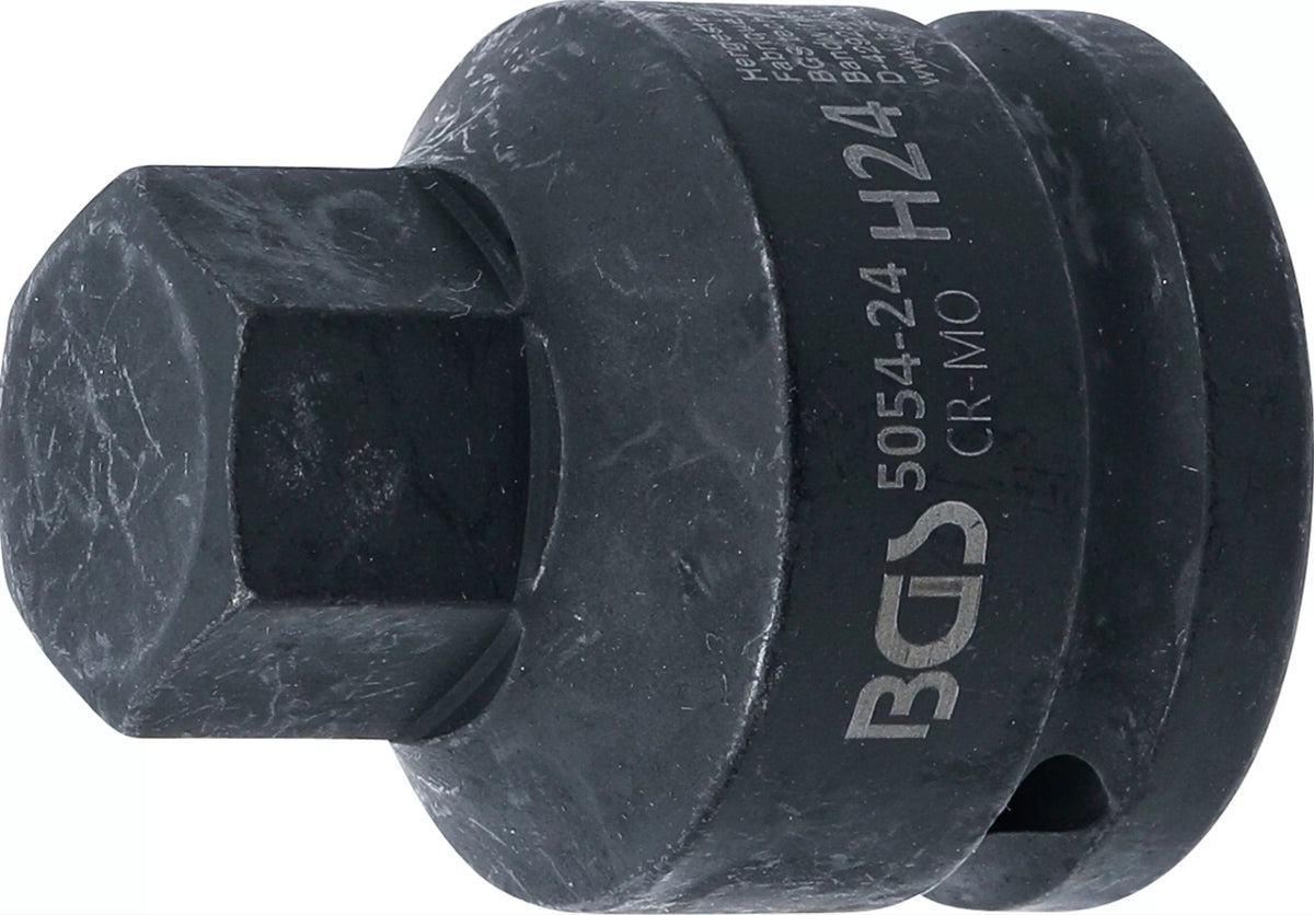 Antgalis smūginis | 20 mm (3/4") | hex šešiakampis 24 mm (5054-24)